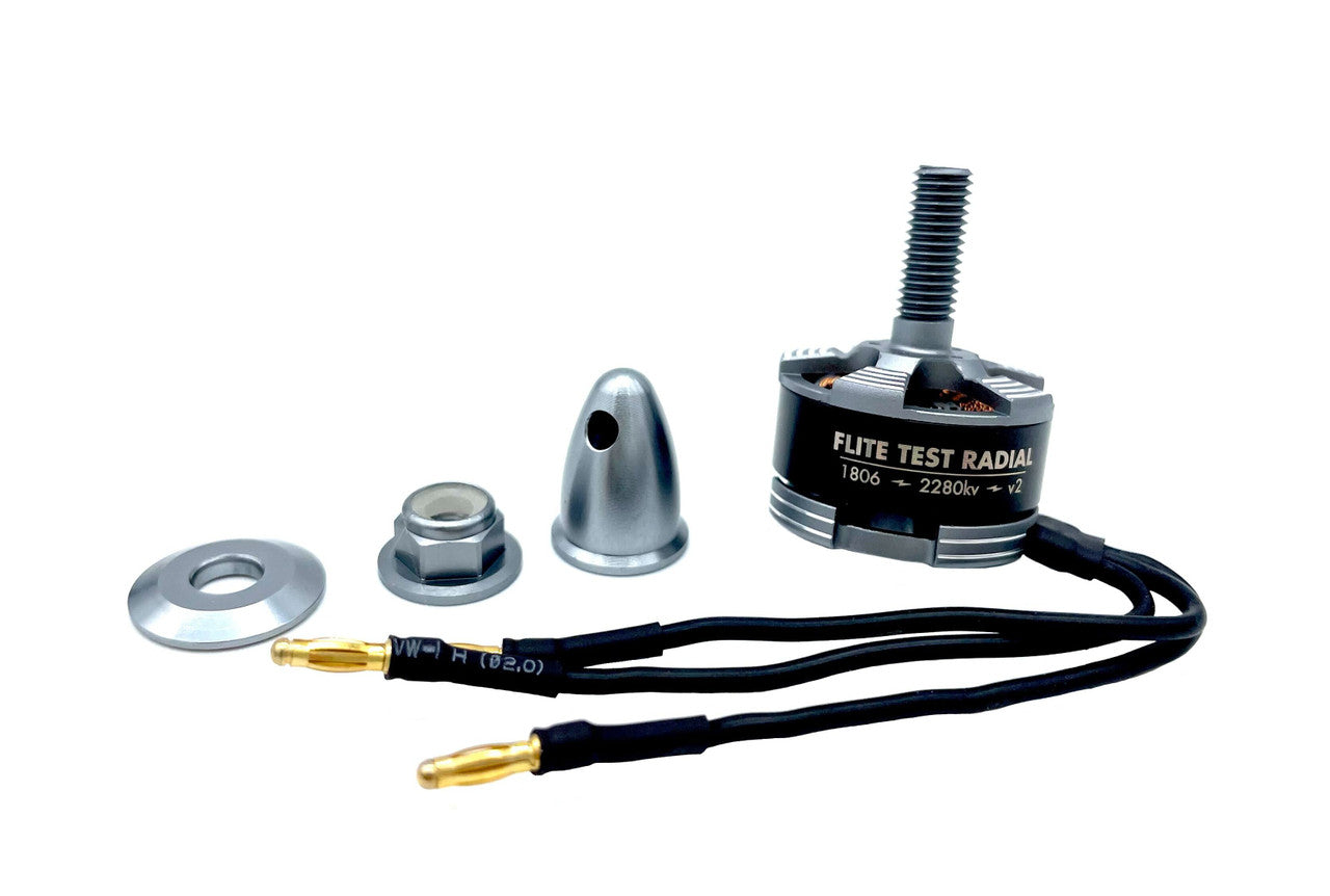 FT Radial 1806 2280kV Brushless Motor v.2 (A pack Motor only)