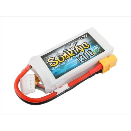LiPo Battery  1300mah 3S1P - Gens Ace 30C - XT60