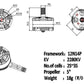 FT Radial 1806 2280kV Brushless Motor v.2 (A pack Motor only)